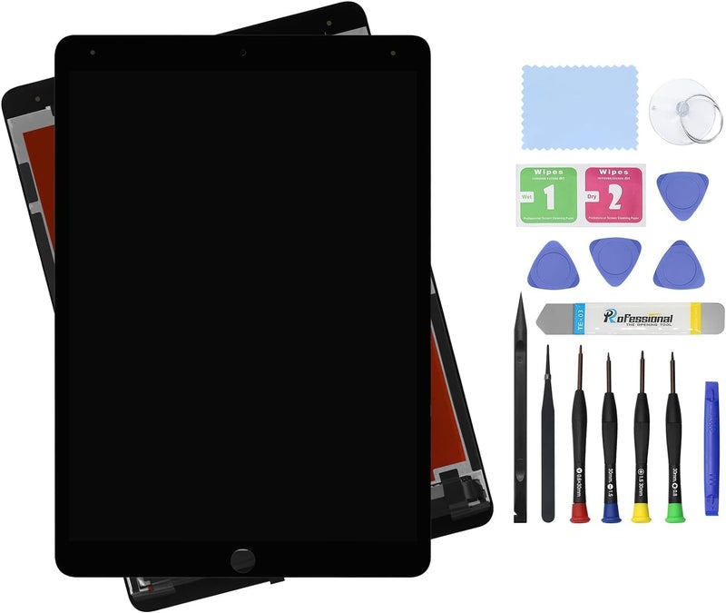 ARUISIFX استبدال شاشة LCD بحجم 10.5" لجهاز iPad Air 3 (الجيل الثالث) 2019 A2152 A2123 A2153 A2154 مجموعة عرض LCD و زجاج اللمس و مجموعة إصلاح متميزة (أسود) - Image 1